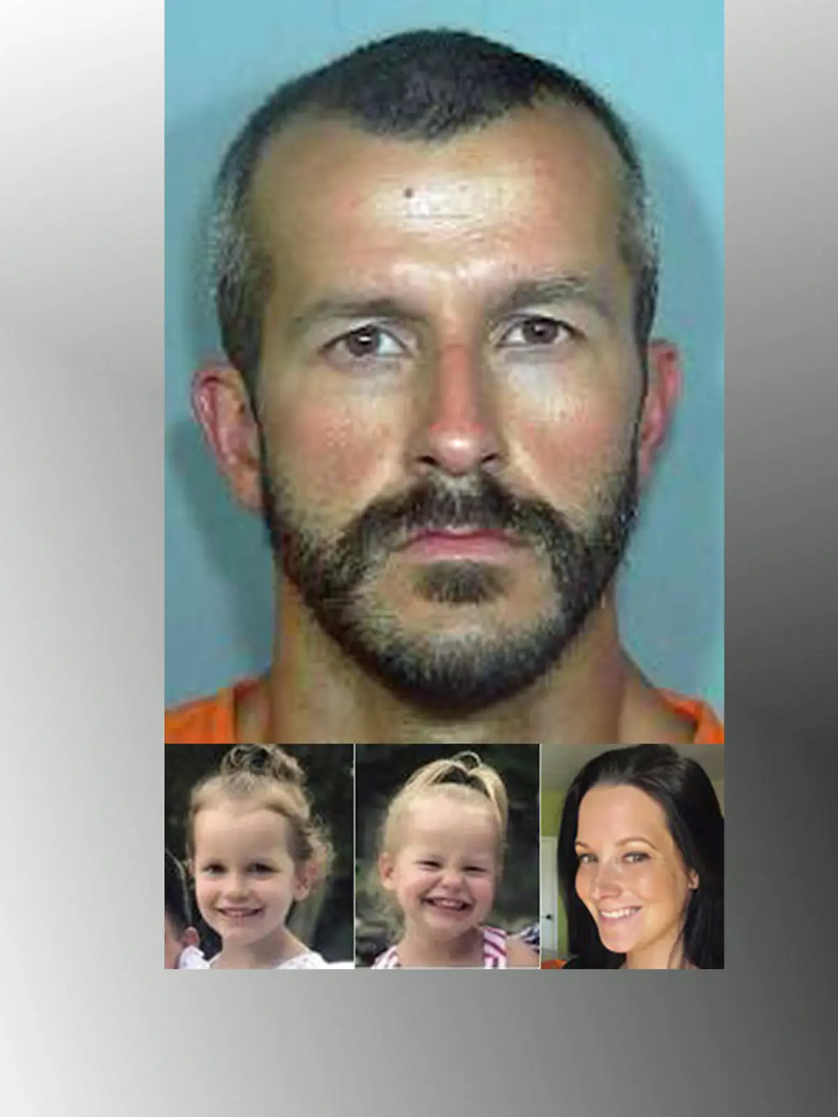 Chris Watts, seine zwei Töchter und Ehefrau.