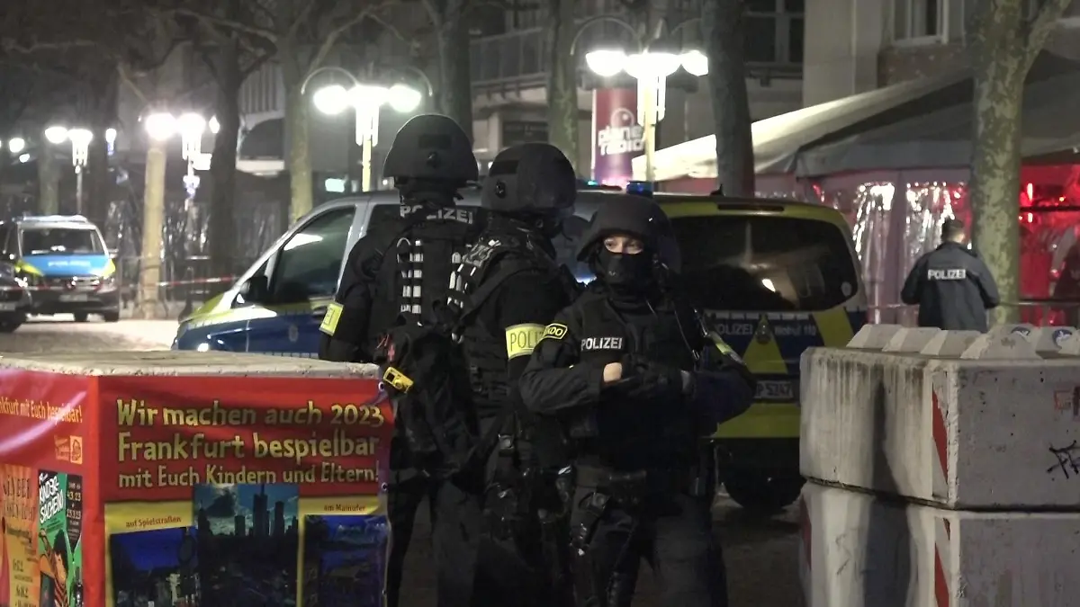 Schüsse fielen in einer Frankfurter Bar.