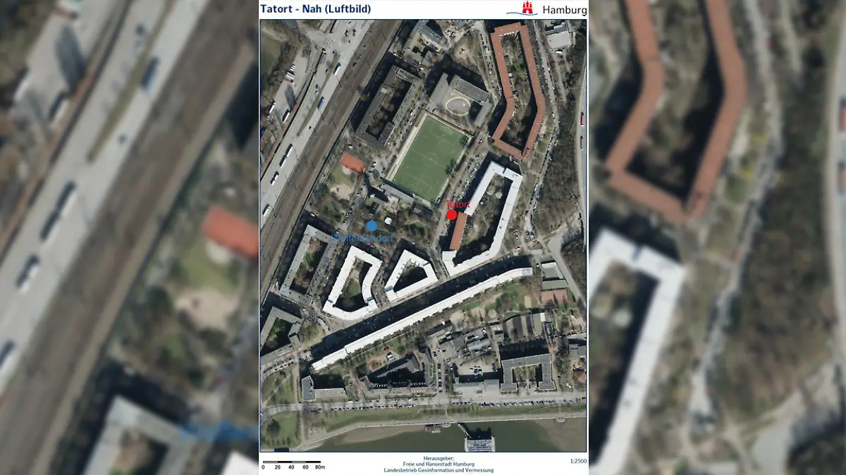 Zeugenaufruf der Polizei zum Kopfschuss-Attentat in Hamburg-Veddel im September 2022.