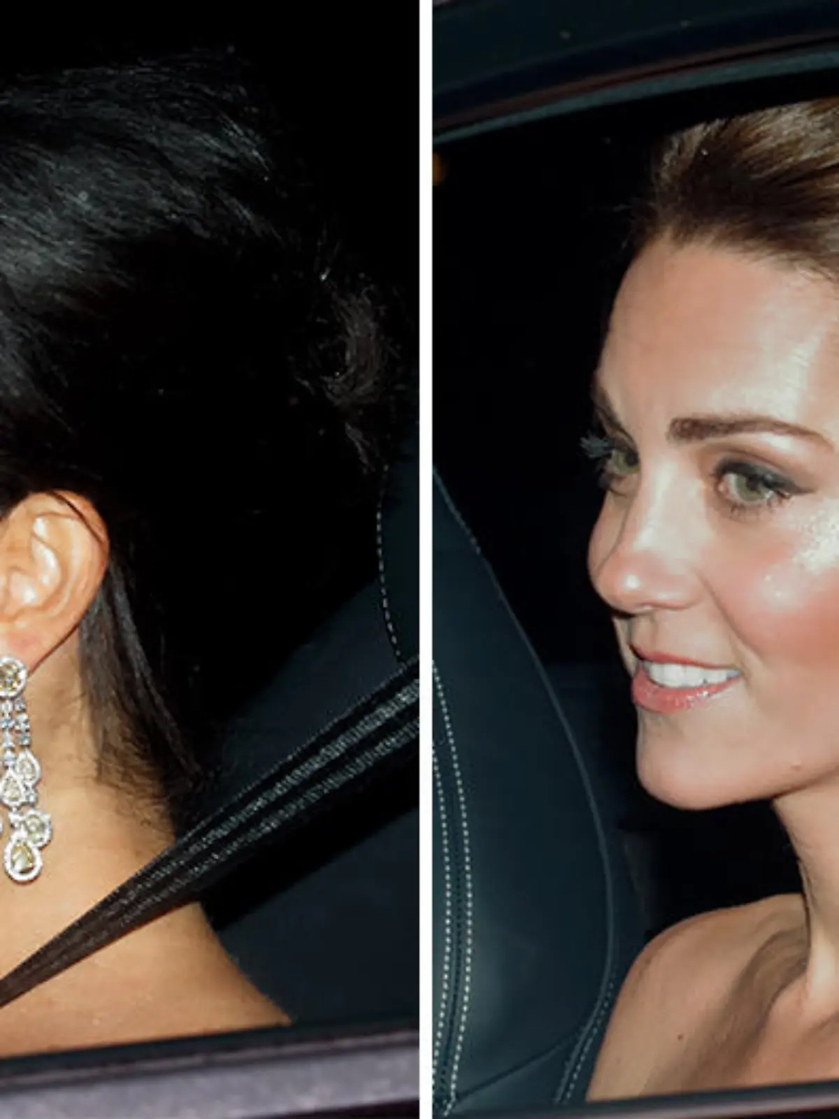 Kate und Meghan auf der Fahrt zu Charles' 70. Geburtstag