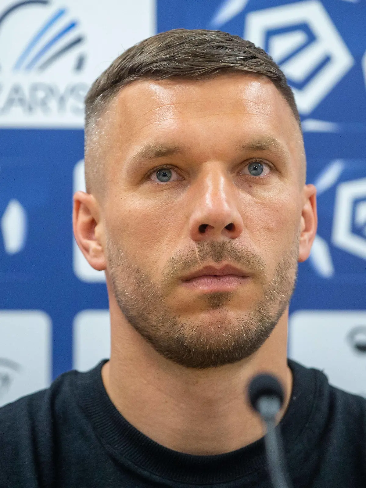  ZABRZE 20.05.2022 PKO EKSTRAKLASA GORNIK ZABRZE press conference, PK, Pressekonferenz LUKAS PODOLSKI FOT. MICHAL CHWIEDUK / FOKUSMEDIA.COM.PL / NEWSPIX.PL --- Newspix.pl PUBLICATIONxNOTxINxPOL 220520CHW005