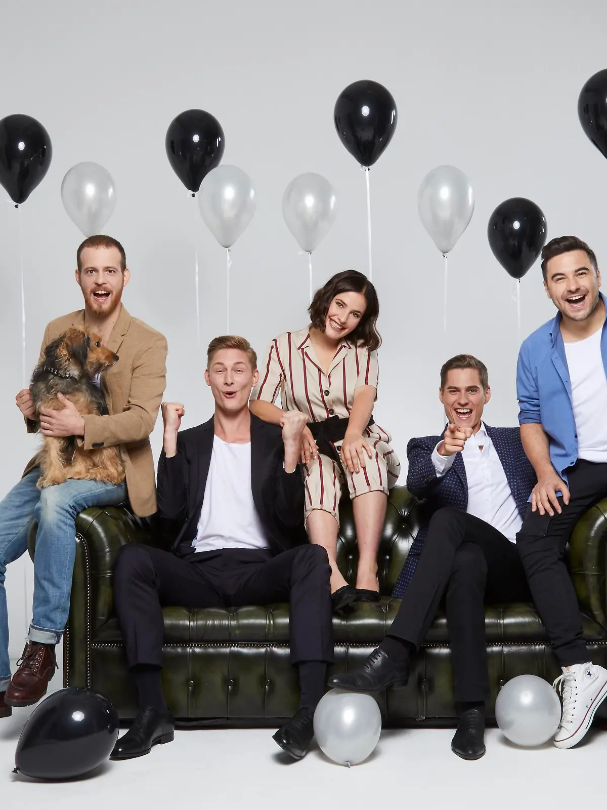 V.l.: Patrick Müller, Yannik Meyer, Linda König, Timothy Boldt, Lars Steinhöfel