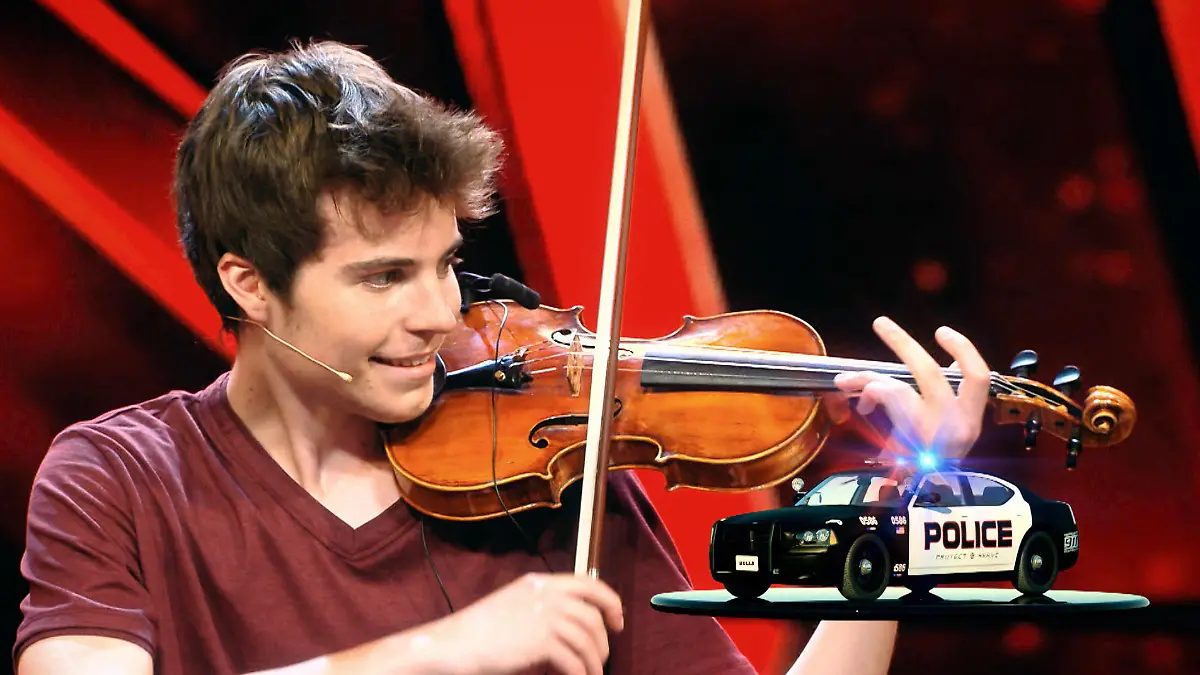 Sebastiaan entlockt der Geige ungewöhnliche Töne Das Supertalent 2018: Show 7