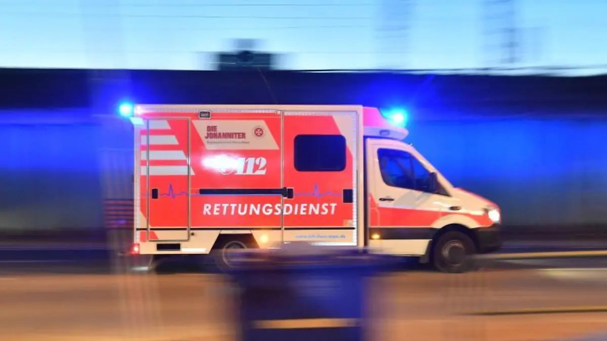 Rettungswagen im Einsatz
