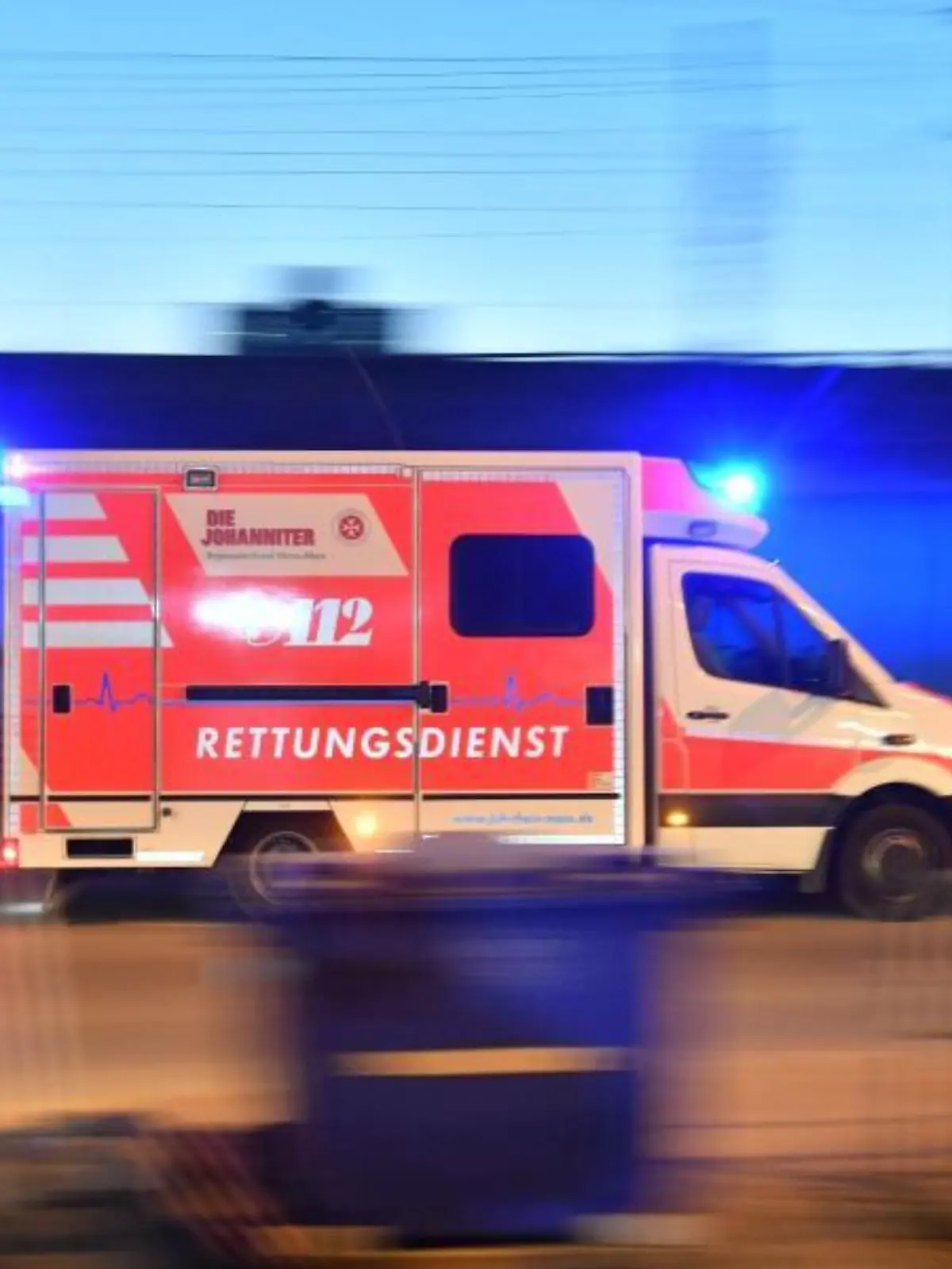 Rettungswagen im Einsatz