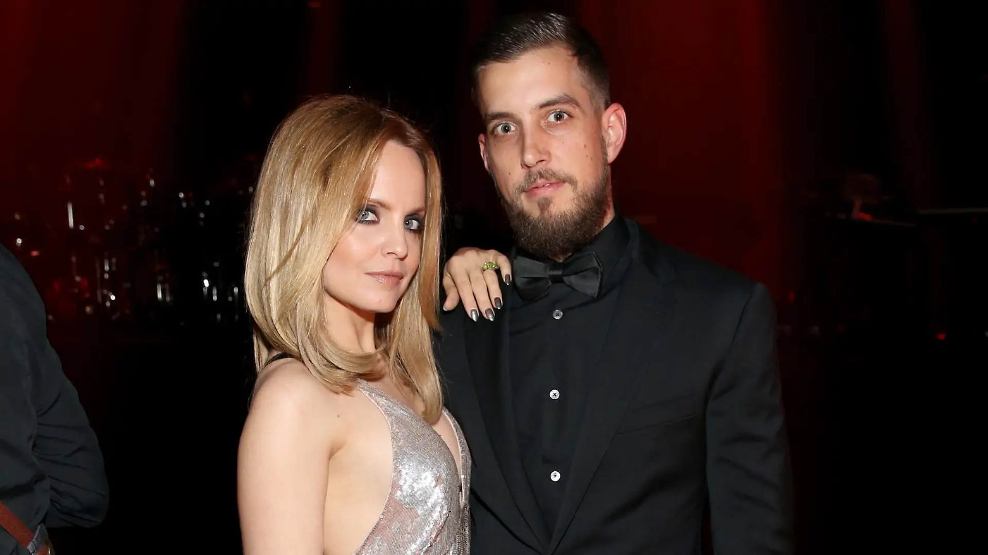 Mena Suvari (L) and Michael Hope attend The Art Of Elysium's 11th Annual Celebration on January 6, 2018 in Santa Monica, California.