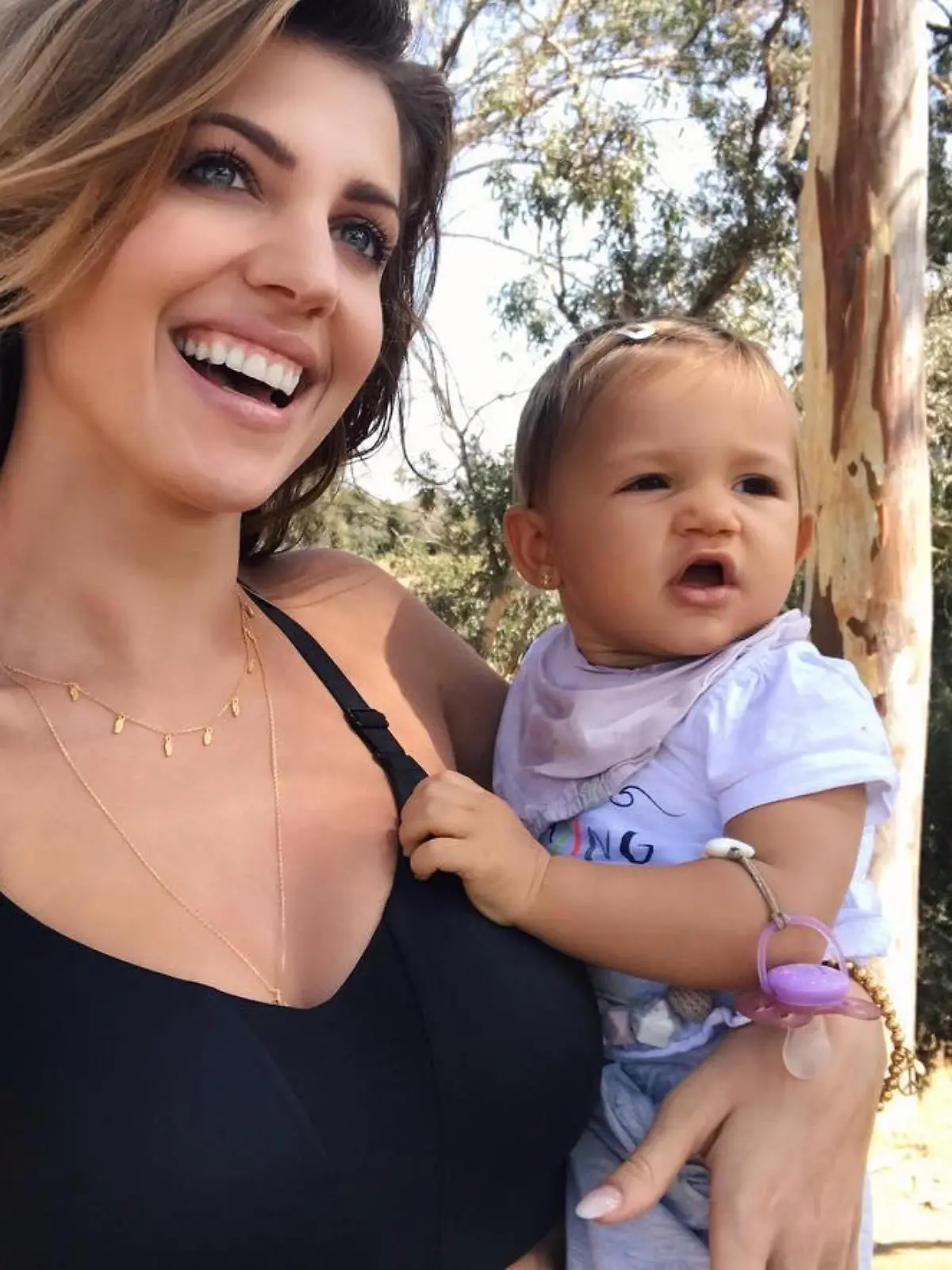 Sarah Harrison und Tochter Mia Rose