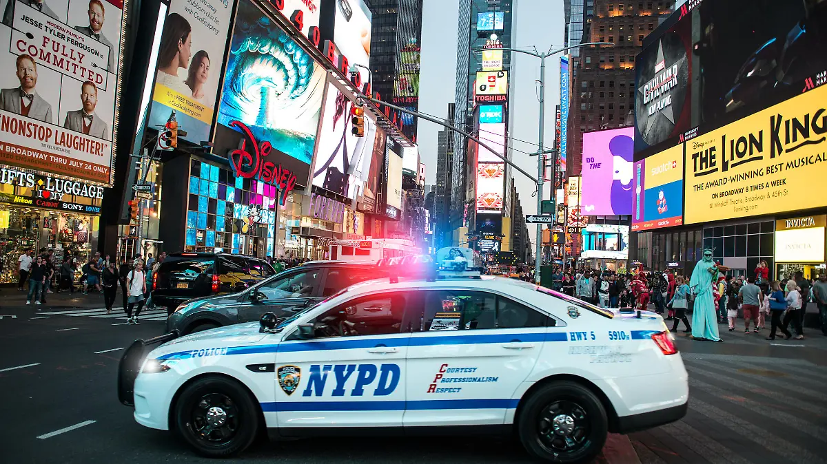 Polizeiauto in New York City