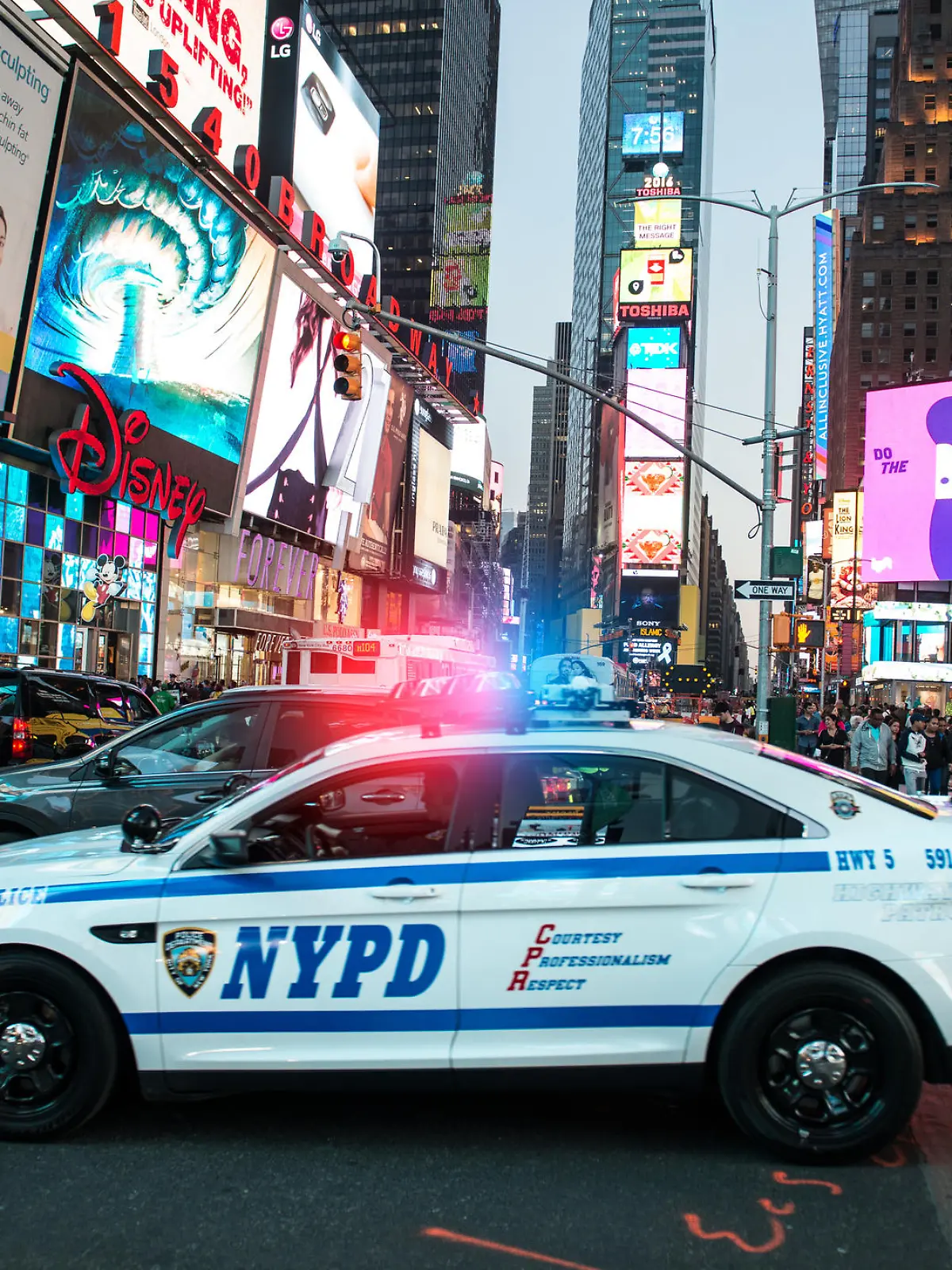 Polizeiauto in New York City