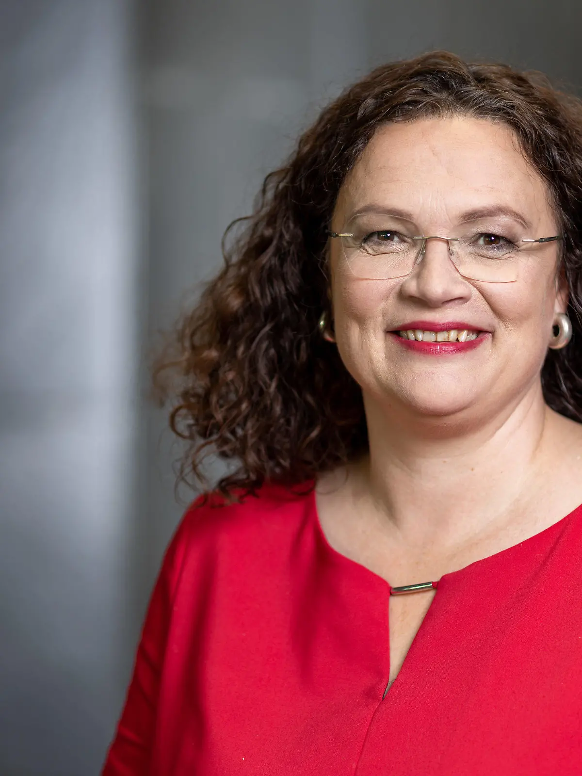 ARCHIV - 28.07.2022, Bayern, Nürnberg: Andrea Nahles, Vorstandsvorsitzende der Bundesagentur für Arbeit (BA), am Rande eines Interview-Termins in der BA-Zentrale. (zu dpa: «Nahles: Fachkräfte aus dem Ausland nicht nur holen - auch halten») Foto: Daniel Karmann/dpa +++ dpa-Bildfunk +++