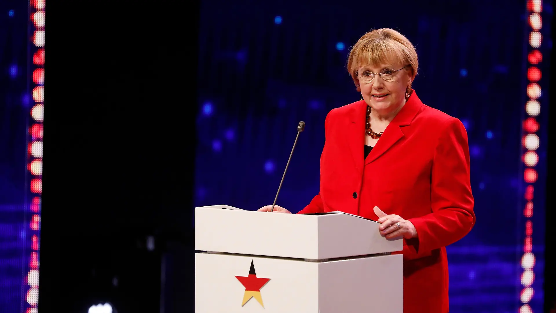 Angela Merkel-Double aus Attendorn.
