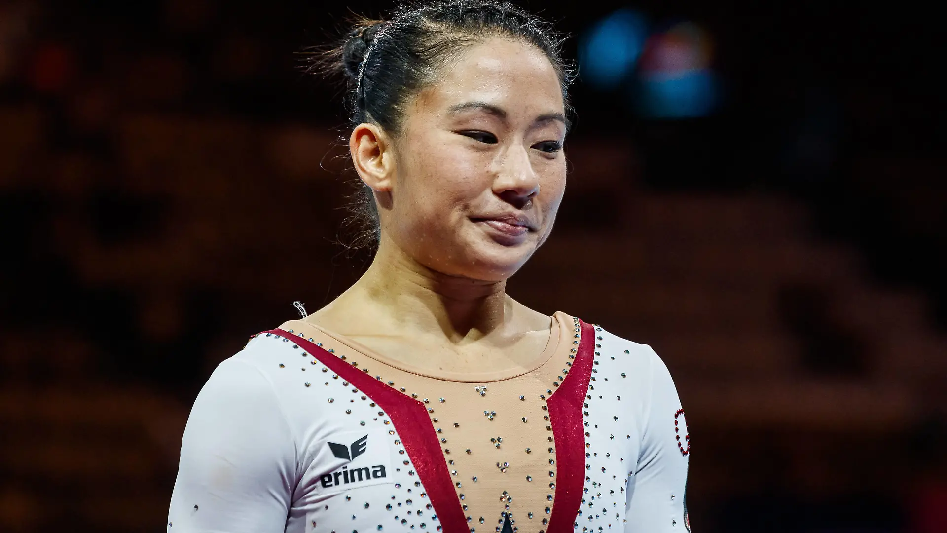 Kim Bui beim Bodenturnen, 8/11/2022, Muenchen Deutschland, European Championships Munich 2022, Gymnastics *** Kim Bui doing floor exercise, 8 11 2022, Munich Germany , Sport, European Championships Munich 2022, Gymnastics xprx 