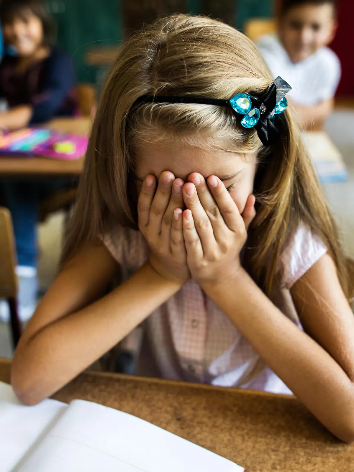 Mädchen in Schule