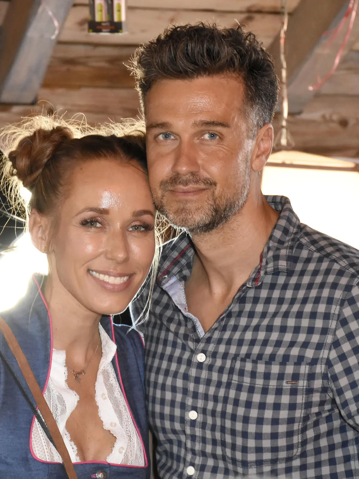 Annemarie und Wayne Carpendale in München auf der Wiesn 2018.