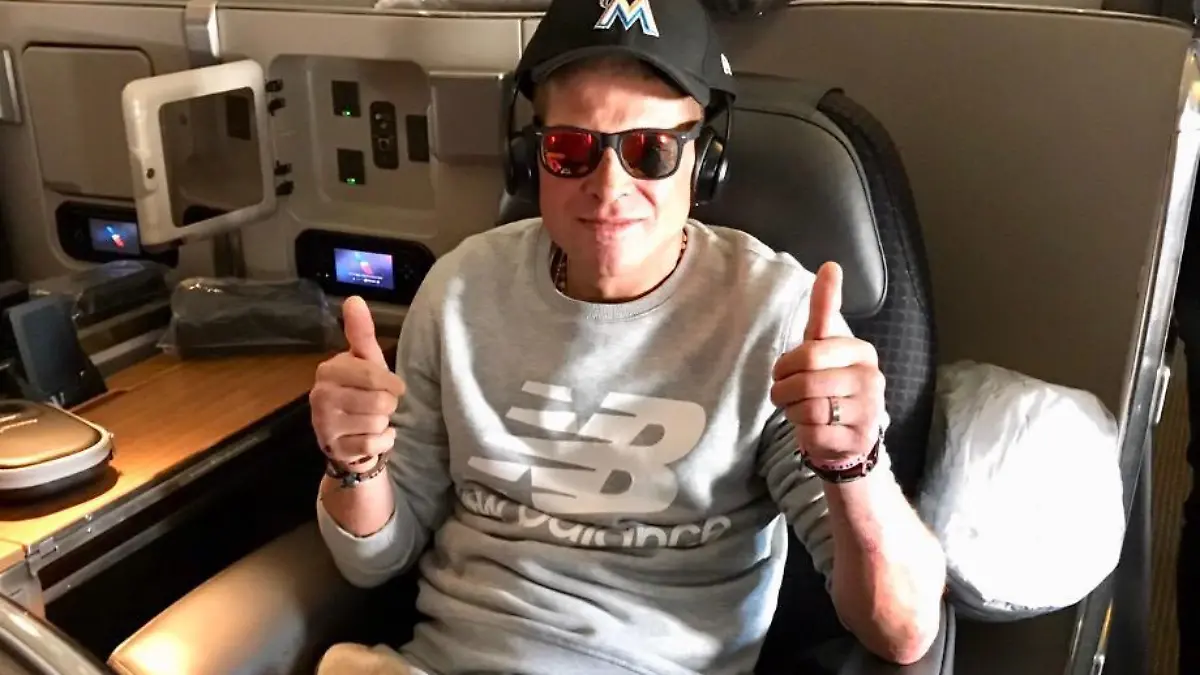 Jan Ullrich im Flugzeug