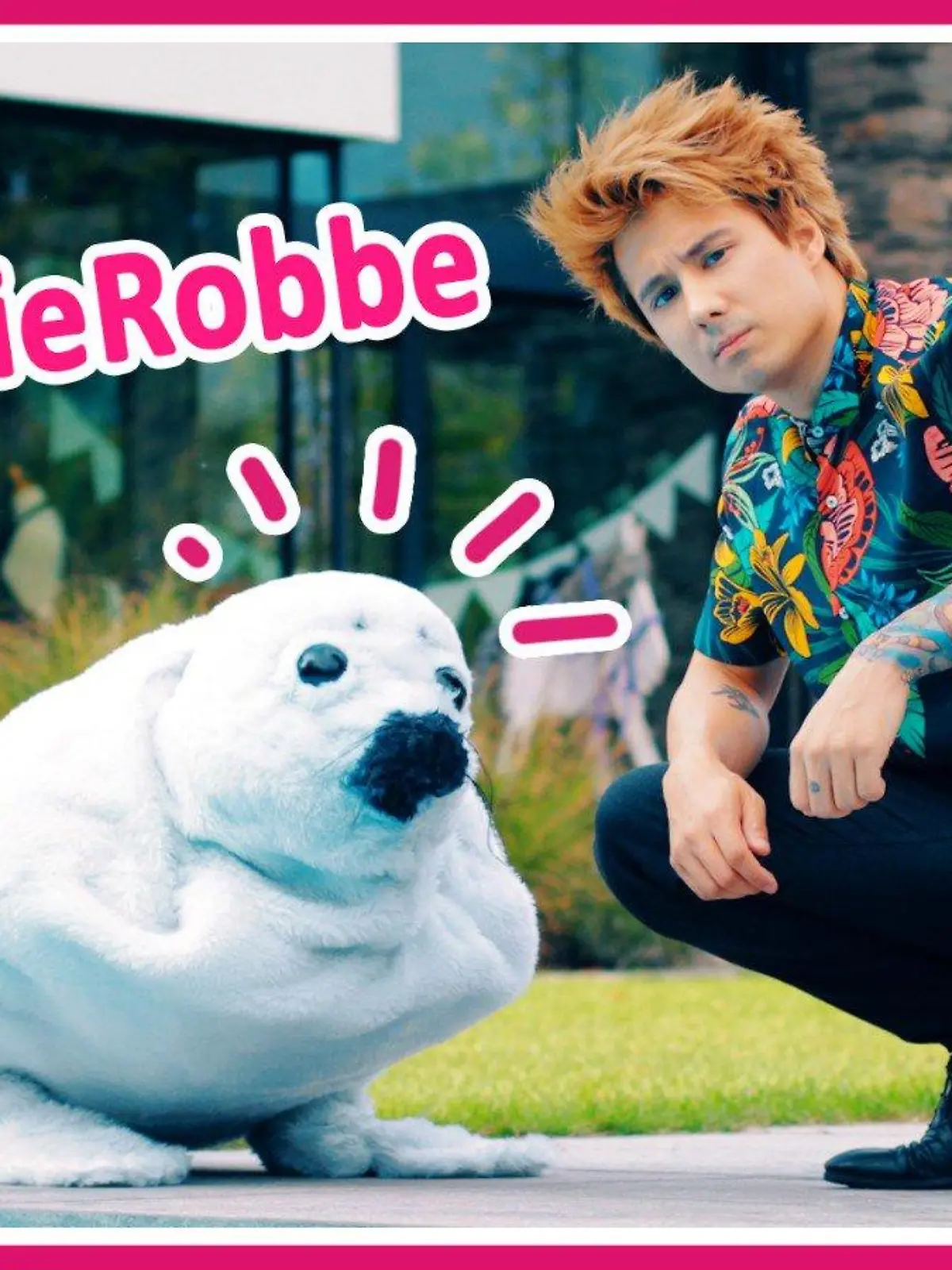 Julien Bam: Offizielles Bild zum "Mach die Robbe feat. die Robbe"-Musikclip.