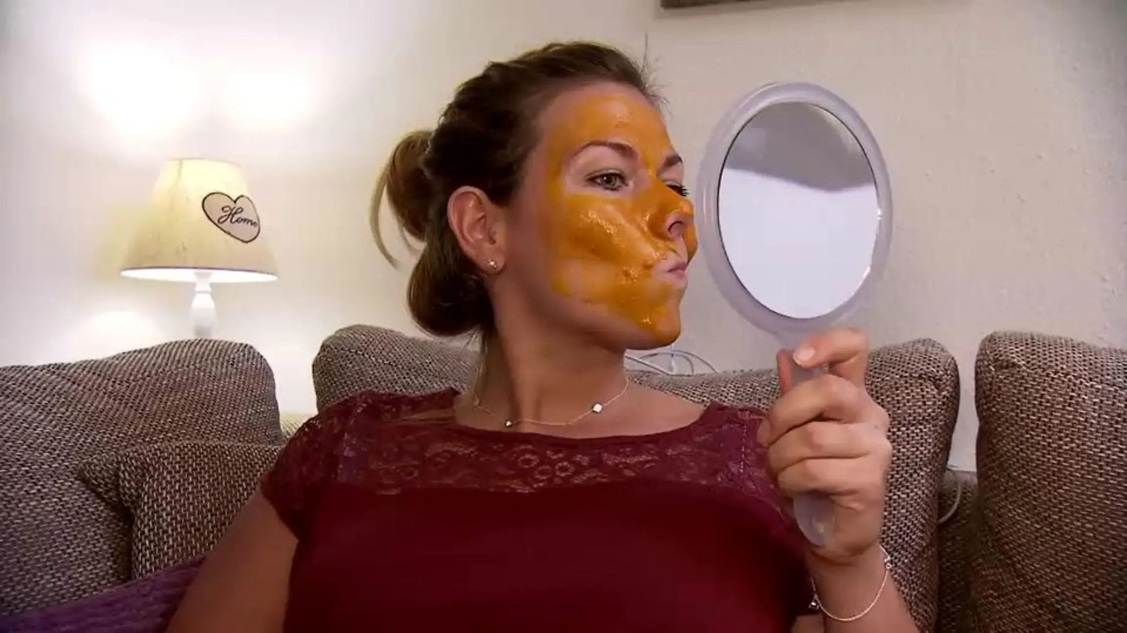 Kürbis als Gesichtsmaske