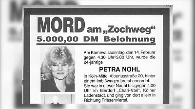 Cold Case Petra Nohl (†24): Mord im Kölner Karneval – so schnappte die Polizei nach 35 Jahren ihren Mörder!