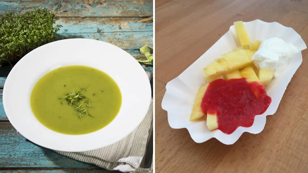 Leckere Gemüsesuppe und gesunde Früchte-Pommes Kindergartenköchin verrät ihre Tricks