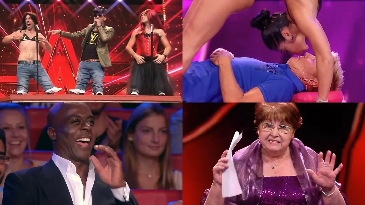 Die Supertalent-Jury ist für alle Schandtaten zu haben Volle Dröhnung in der ersten Show