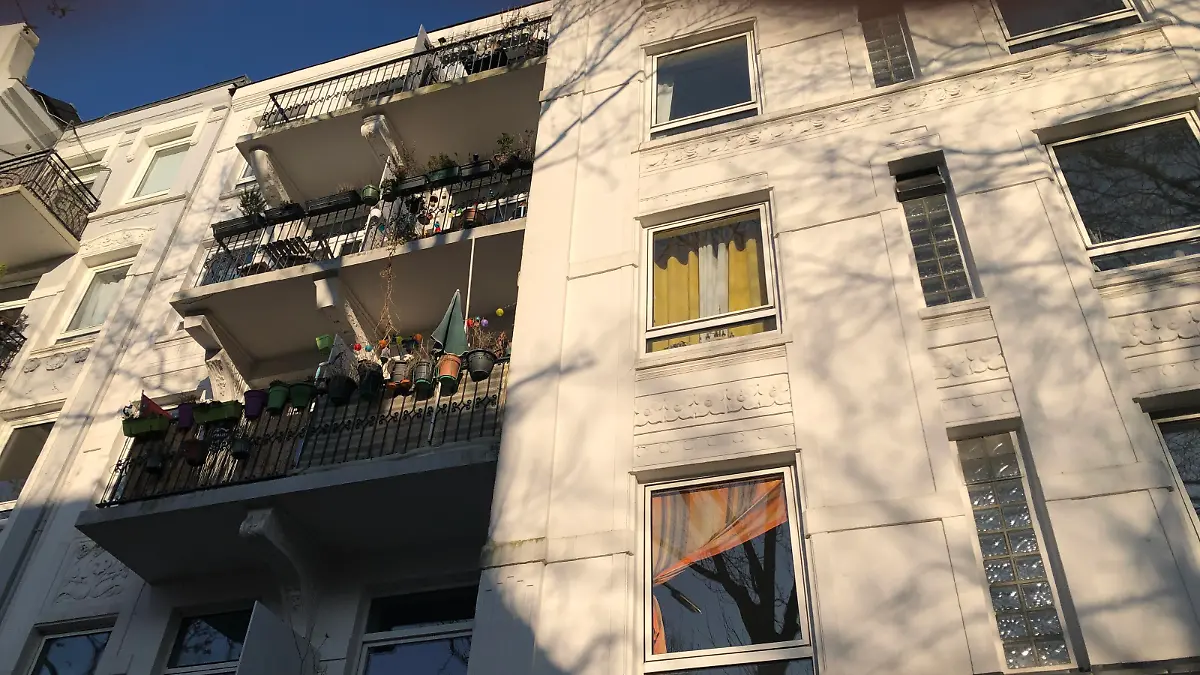 Dieses Haus in Hamburg-Eimsbüttel ist akut einsturzgefährdet.