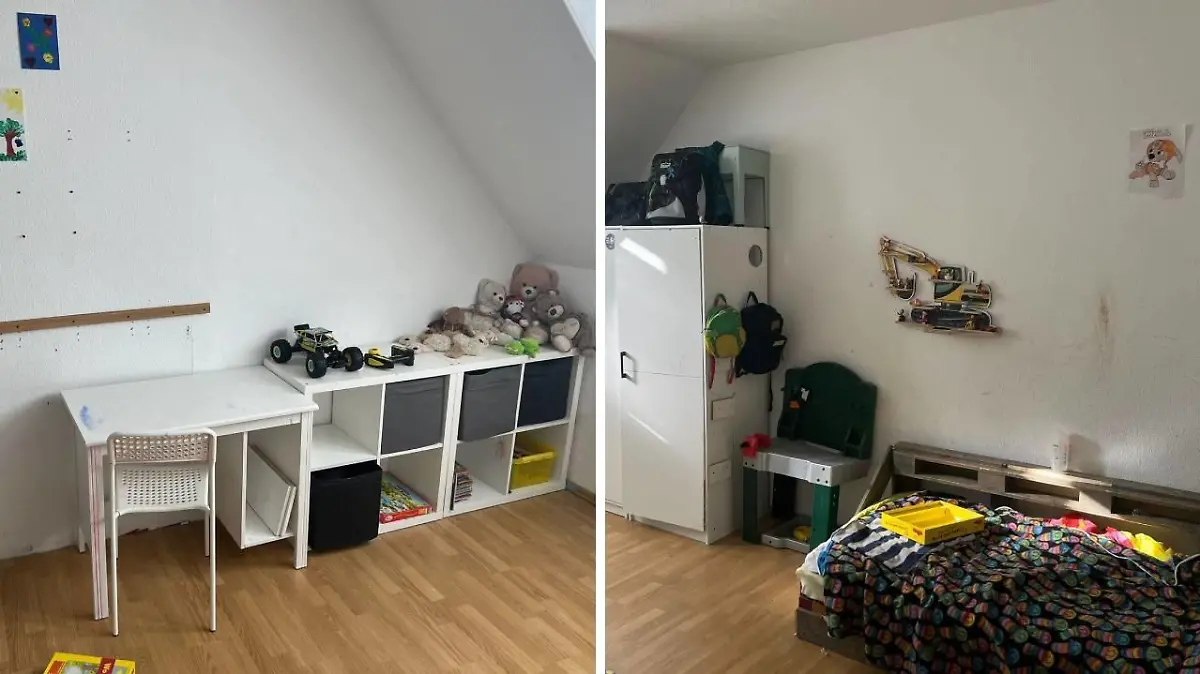 Diese Bilder des Zimmers stellte die Mutter RTL zur Verfügung.