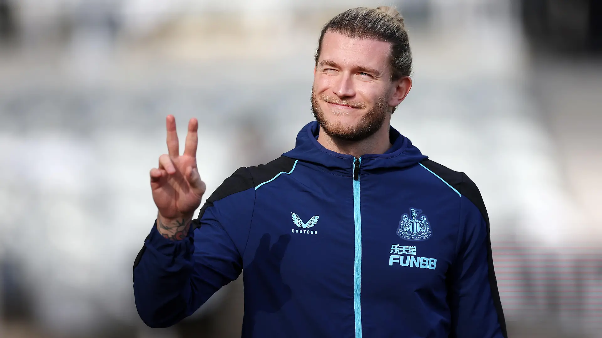 NEWCASTLE UPON TYNE, ENGLAND - OCTOBER 08: Loris Karius of Newcastle United arrives at the stadium prior to the Premier League match between Newcastle United and Brentford FC at St. James Park on October 08, 2022 in Newcastle upon Tyne, England. (Photo by Ian MacNicol/Getty Images)