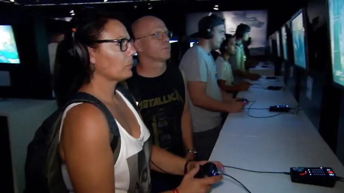Wenn die Mutter mehr zockt als der Sohn Mama auf der Gamescom