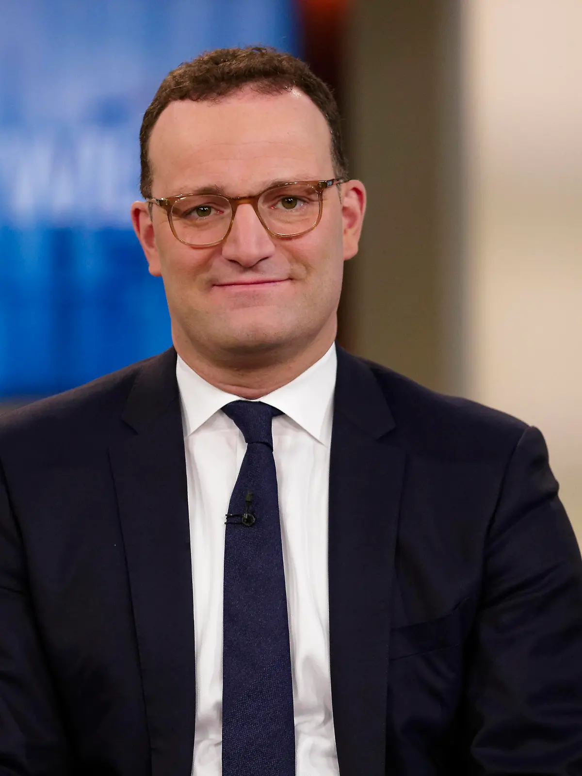 Jens Spahn zu Gast bei Anne Will 2023-02-12, Deutschland, Berlin - Jens Spahn CDU, Bundesgesundheitsminister a.D., Präsidiumsmitglied und Stellv. Fraktionsvorsitzender, zu Gast bei Anne Will im Ersten Deutschen Fernsehen. Thema der ARD-Politik-Talkrunde: Berlin-Wahl, zweiter Versuch - Neustart oder weiter so *** Jens Spahn to guest with Anne Will 2023 02 12, Germany, Berlin Jens Spahn CDU , Federal Minister of Health a D , Presidium member and Stellv parliamentary group chairman, to guest with Anne Will in the first German television topic of the ARD politics talk round Berlin election, second attempt new start or continue so