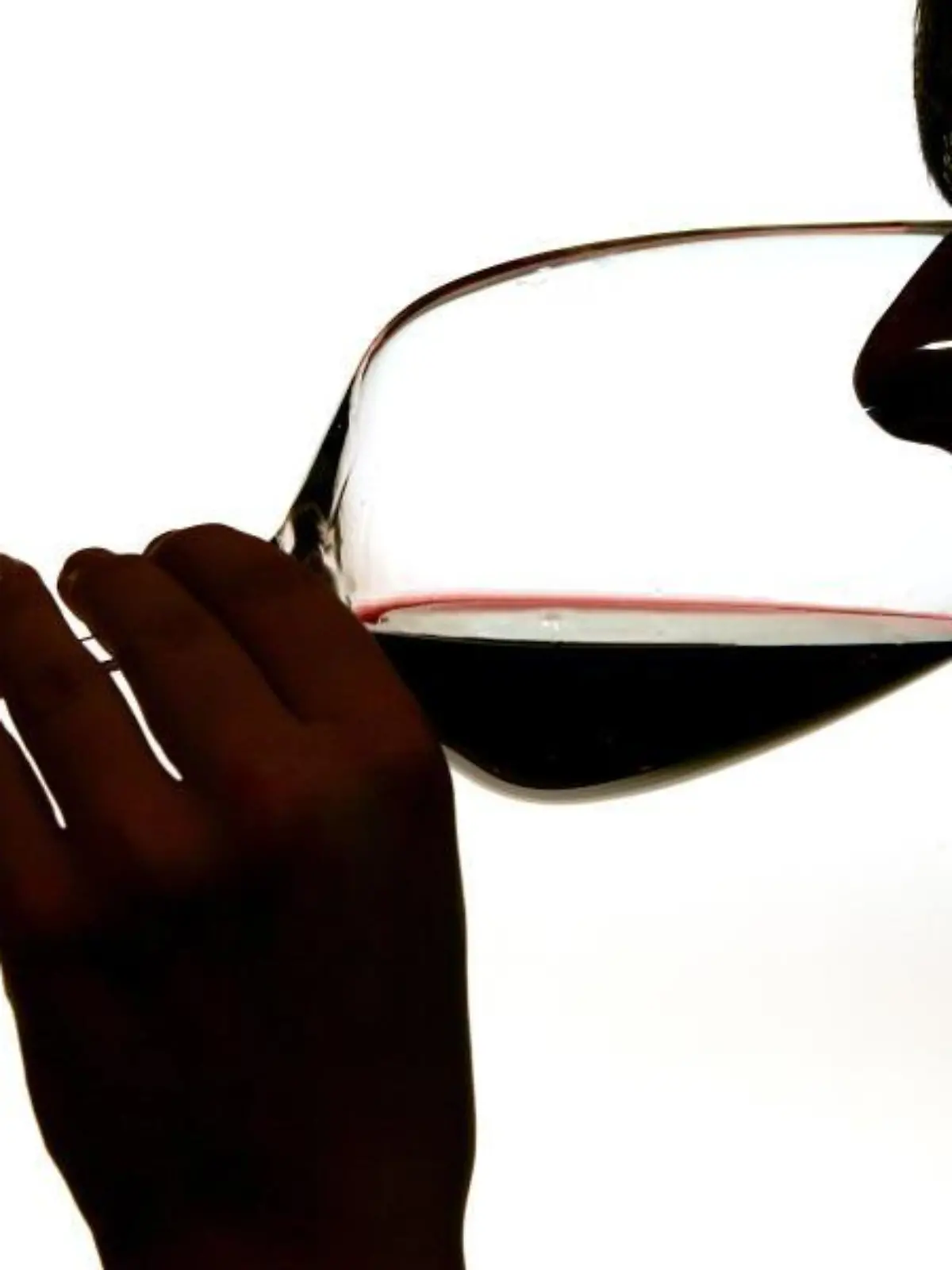 Ein Glas Rotwein