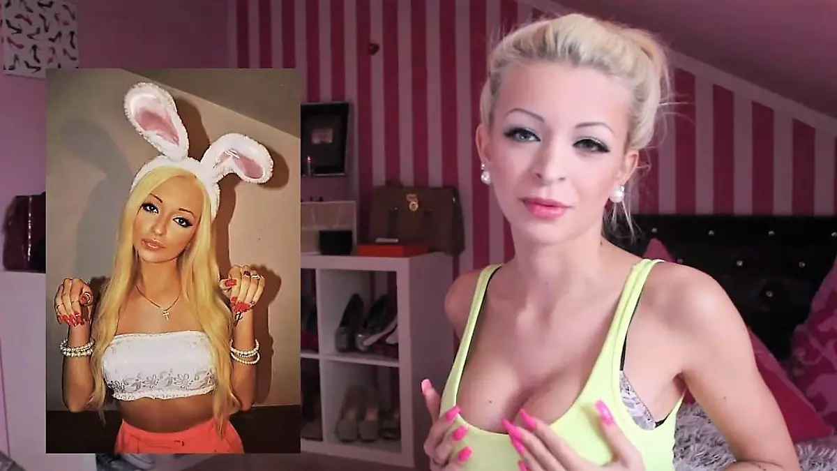 Katja Krasavice "wie Gott sie schuf" - ohen gemachte Brüste, Lippen und Nase.