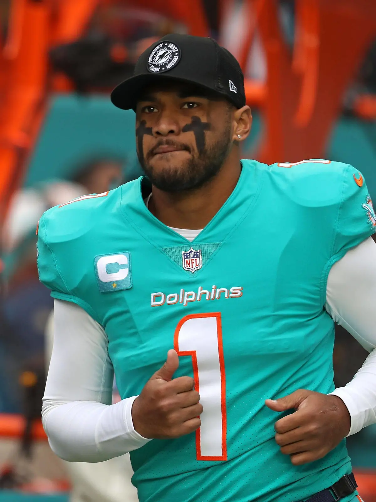 January 16, 2023: Dolphins quarterback Tua Tagovailoa takes the field for his game against the Green Bay Packers at Hard Rock Stadium on Dec. 25, 2022 in Miami Gardens. - ZUMAm67_ 20230116_zaf_m67_006 Copyright: xJohnxMccallx