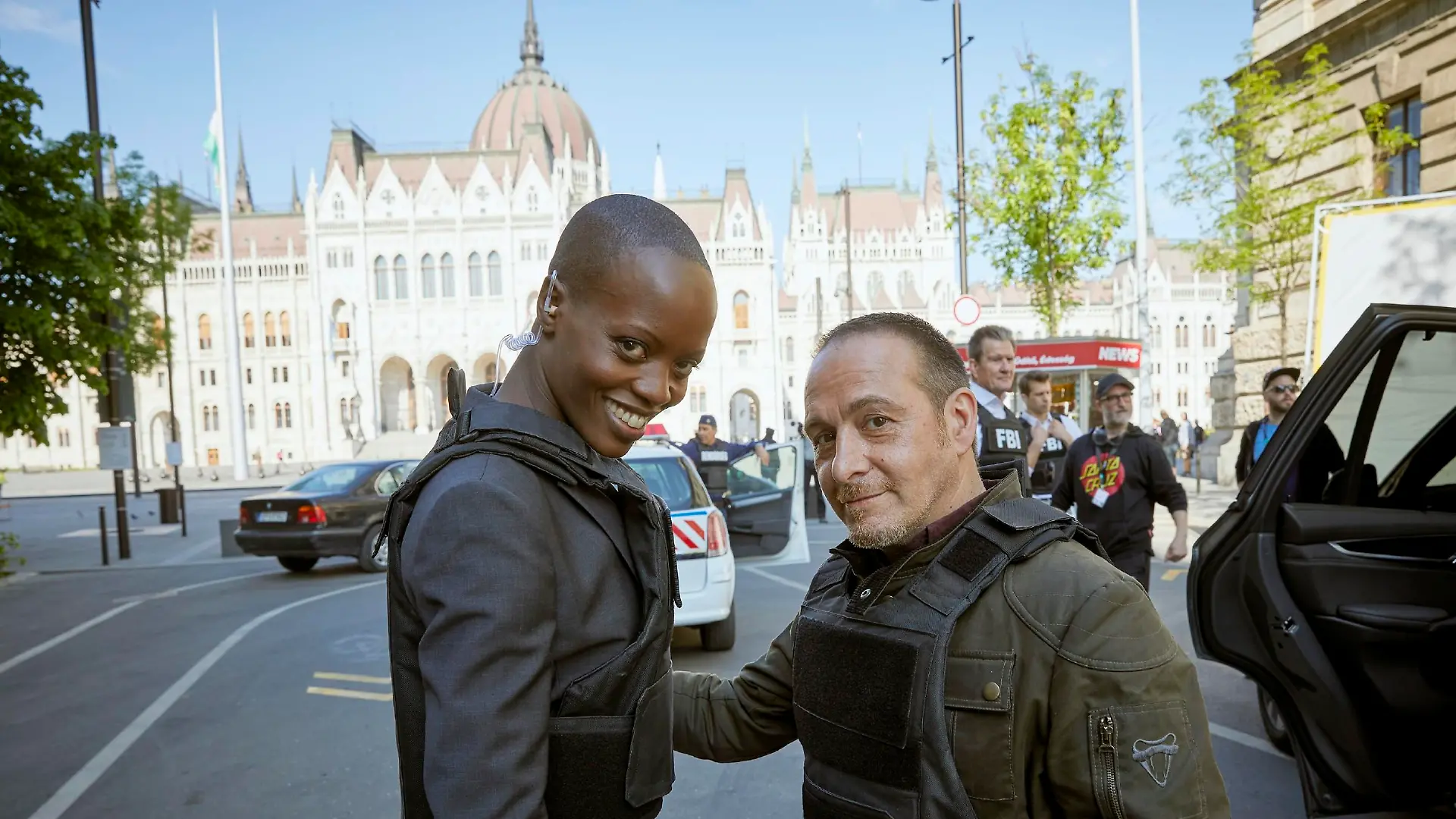 Florence Kasumba und Erdogan Atalay