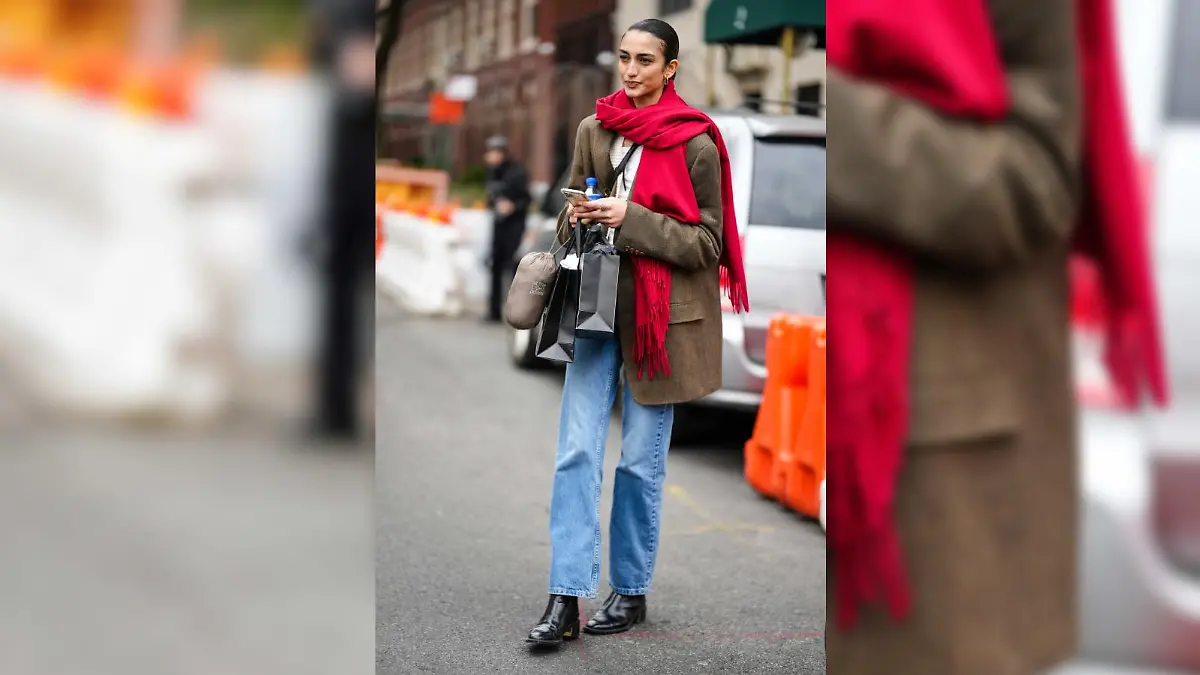 Egal ob Schal, Tasche oder Schuhe: Rot als Accessoire geht immer!