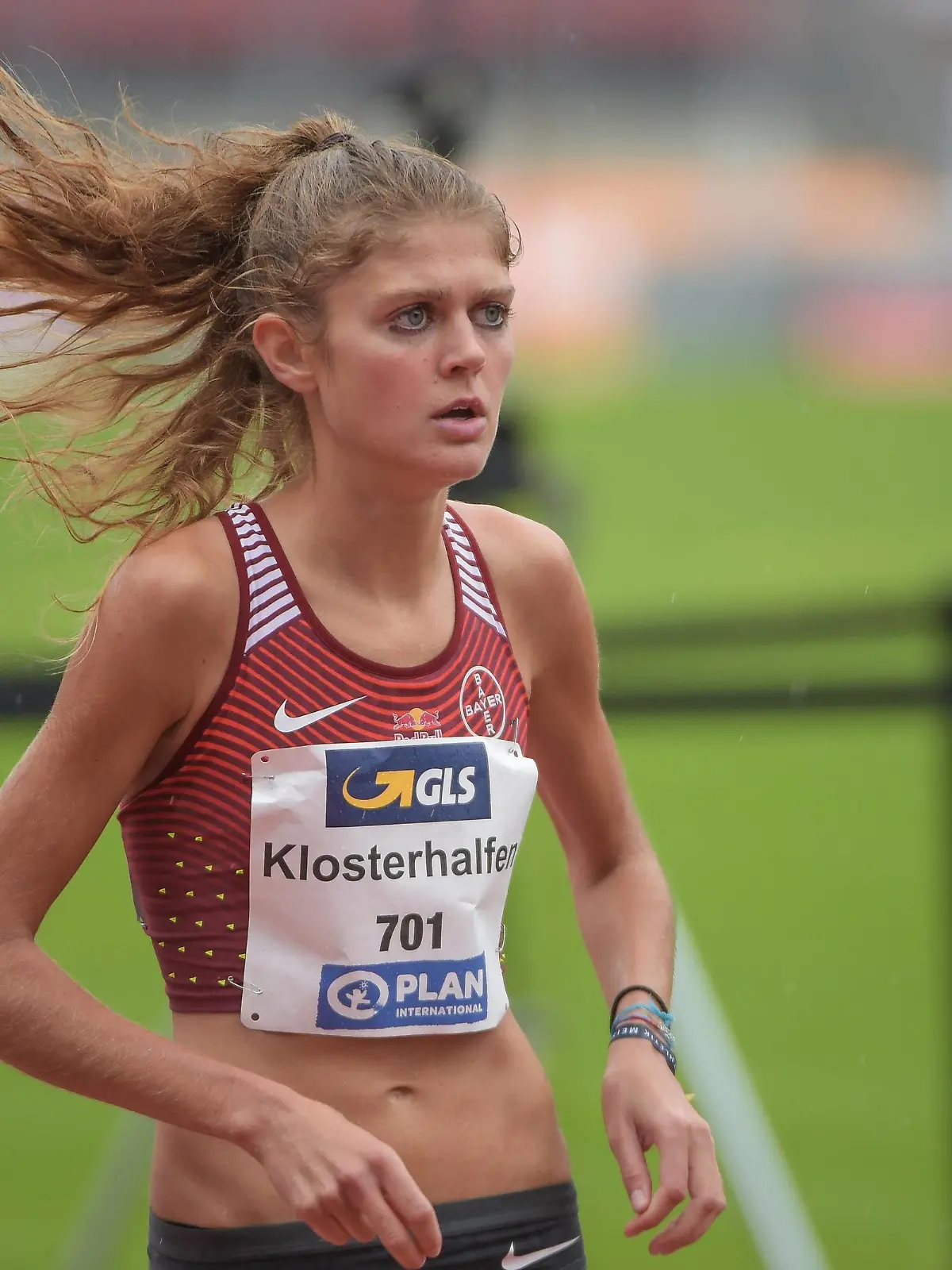 1500m Frauen HF, Konstanze Klosterhalfen, Bayer Leverkusen ,Deutsche Meisterschaften der Leichtathletik 2018,Nürnberg, 21.07 - 22.07.2018 Nuernberg Bayern,Franken Deutschland *** 1500m Women HF Konstanze Klosterhalfen Bayer Leverkusen German Athletics Championships 2018 Nuremberg 21 07 22 07 2018 Nuernberg Bavaria Franconia Germany Copyright: xkolbert-press/BurghardxSchreyerx  