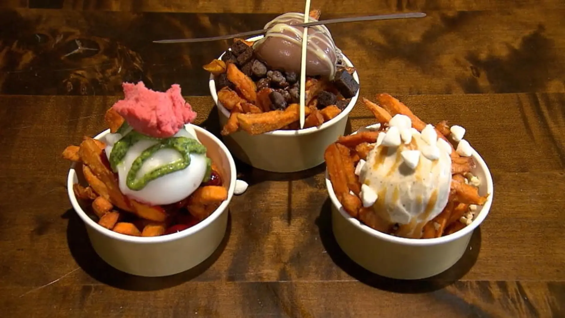 Pommes mit Eiscreme? So schmeckt die verrückte Kombination
