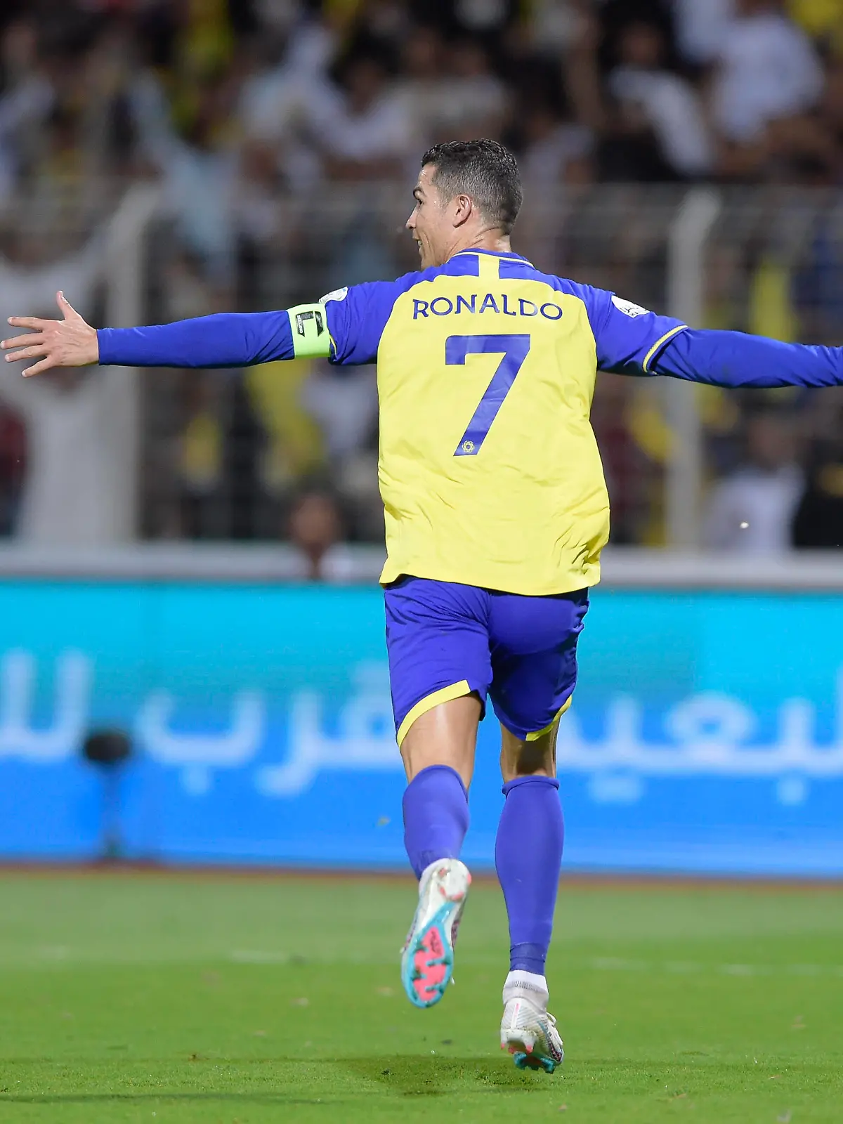 SAU 9th February 2023 Cristiano Ronaldo scored four goals for Al-Nassr, including his 500th career league goal, as his side beat Al-Wehda 4-0 in the Saudi Pro League. PUBLICATIONxINxGERxSUIxAUTxONLY Copyright: xx