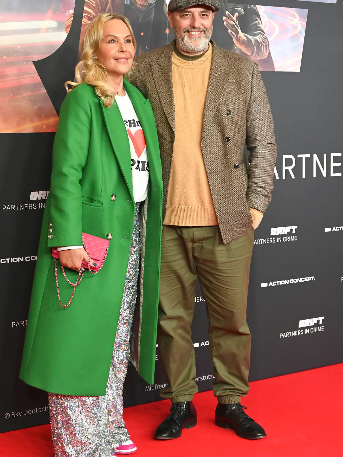 Natascha Ochsenknecht mit Bruder Ingo Robin bei der Premiere der Sky Original Streaming-Serie 'Drift - Partners in Crime' im Mathäser Filmpalast. München, 08.02.2023