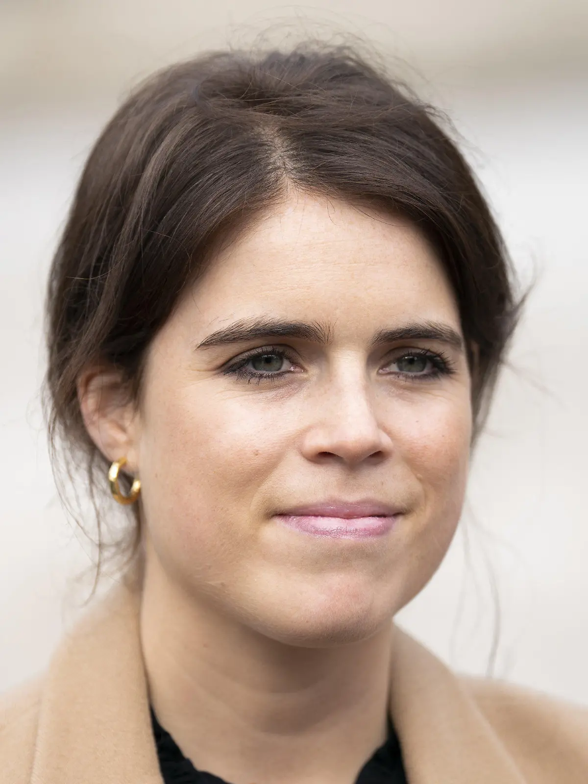 17.10.2022, Großbritannien, London: Prinzessin Eugenie bei einem Besuch der Kunstausstellung des Anti-Slavery Collective am Trafalgar Square. Foto: Kirsty O'connor/PA Wire/dpa +++ dpa-Bildfunk +++