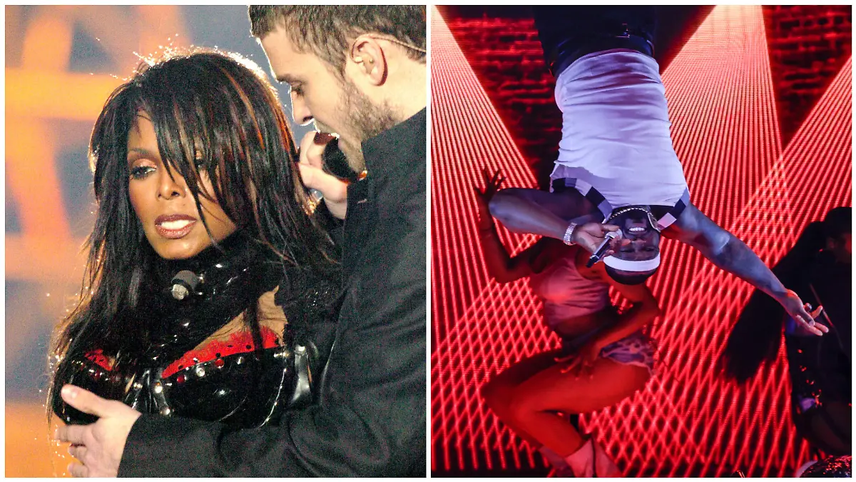 Wir haben Momente aus der Super Bowl Halbzeitshow zusammen gefasst, die in die Geschichte eingehen.