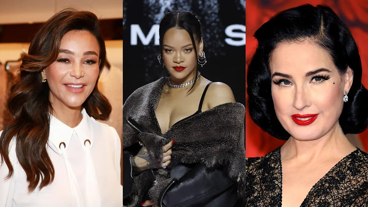 Verona Pooth, Rihanna, Dita von Teese