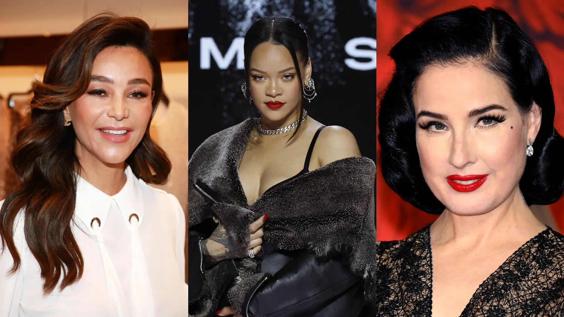 Verona Pooth, Rihanna, Dita von Teese