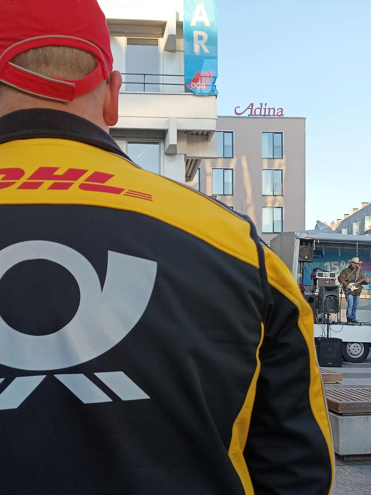 Streik der Mitarbeiter der Deutsche Post während die Covid 19 Coronavirus Pandemie in Nürnberg, Bayern, Deutschland . Februar 07, 2023.