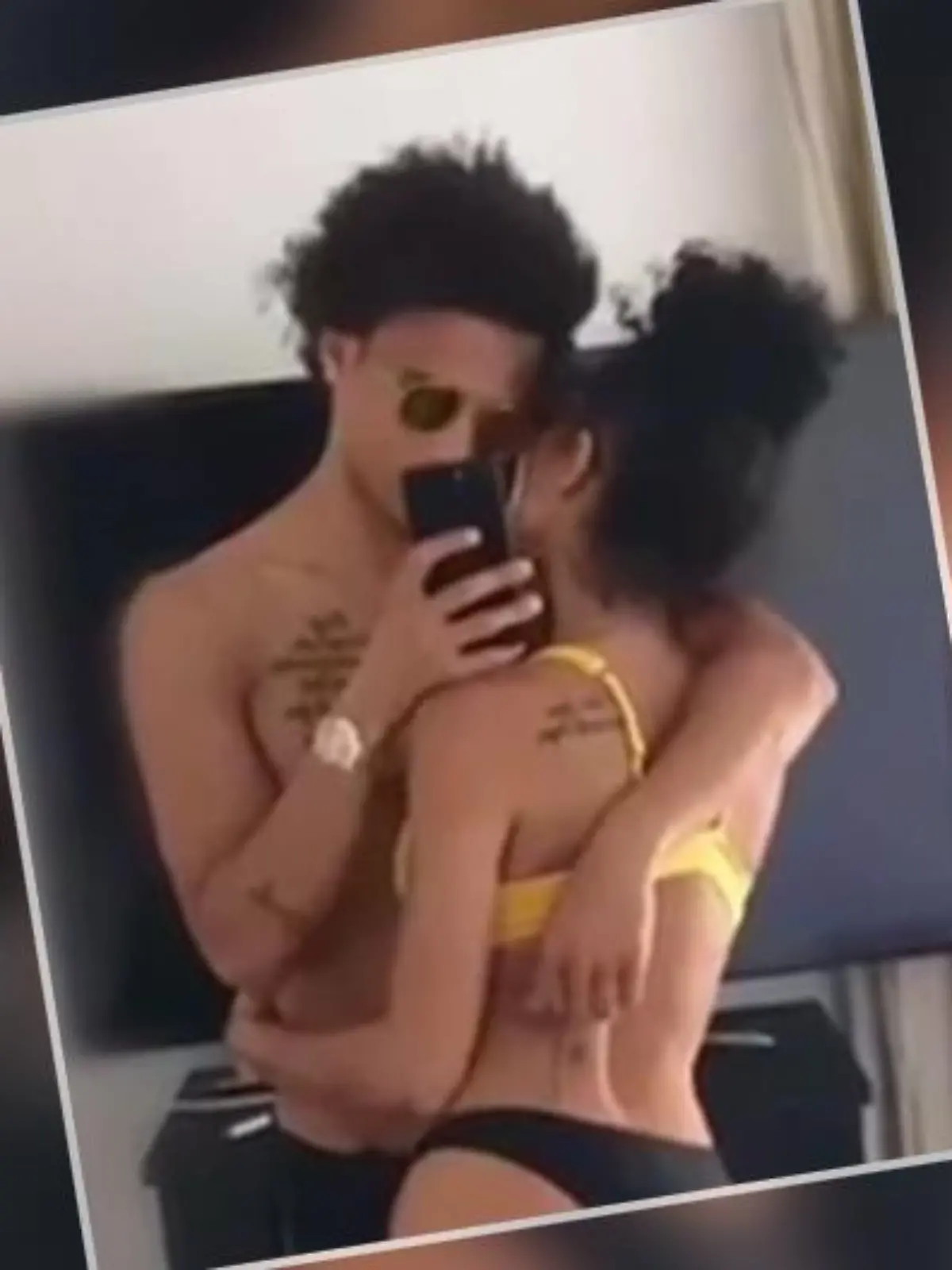 Leroy Sané und Freundin Candice Brook