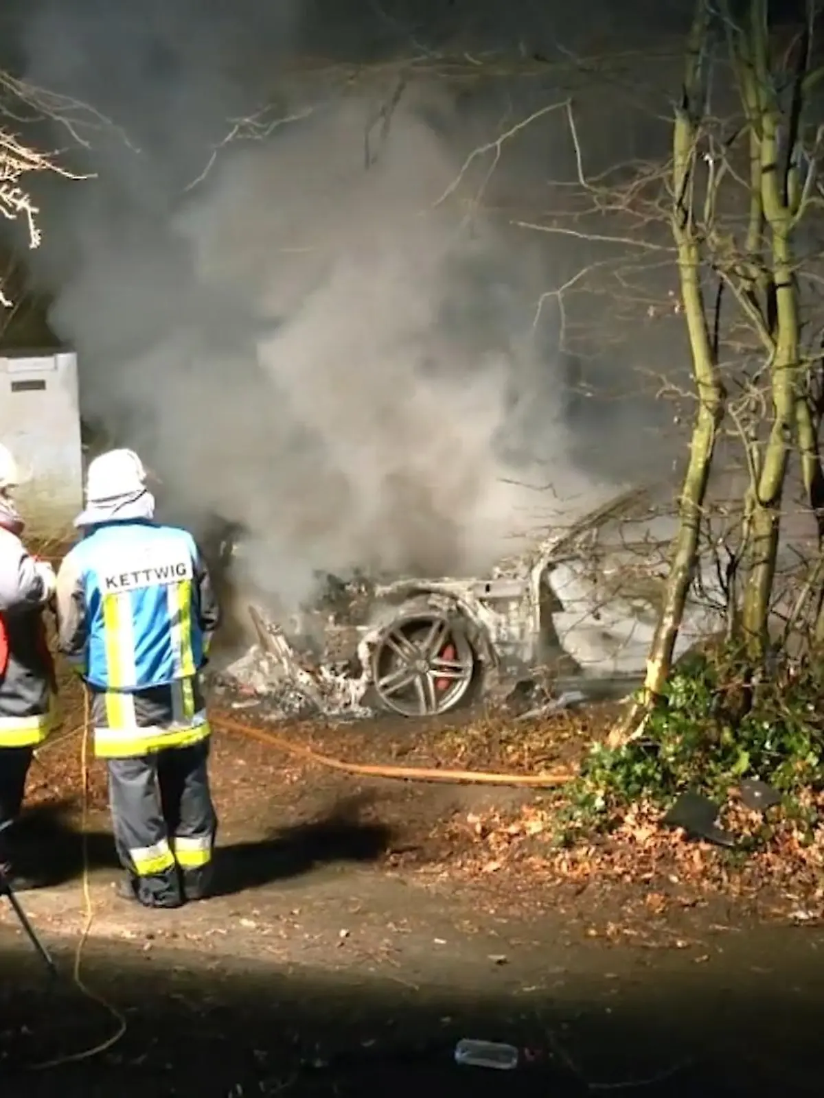 Bild zu: "Unfall nach Geldautomatensprengung"
