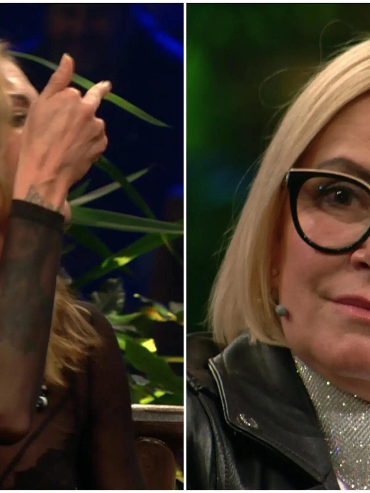 Tessa Bergmeier und Claudia Effenberg zoffen sich bei "Ich bin ein Star - Holt mich hier raus! Das Nachspiel"