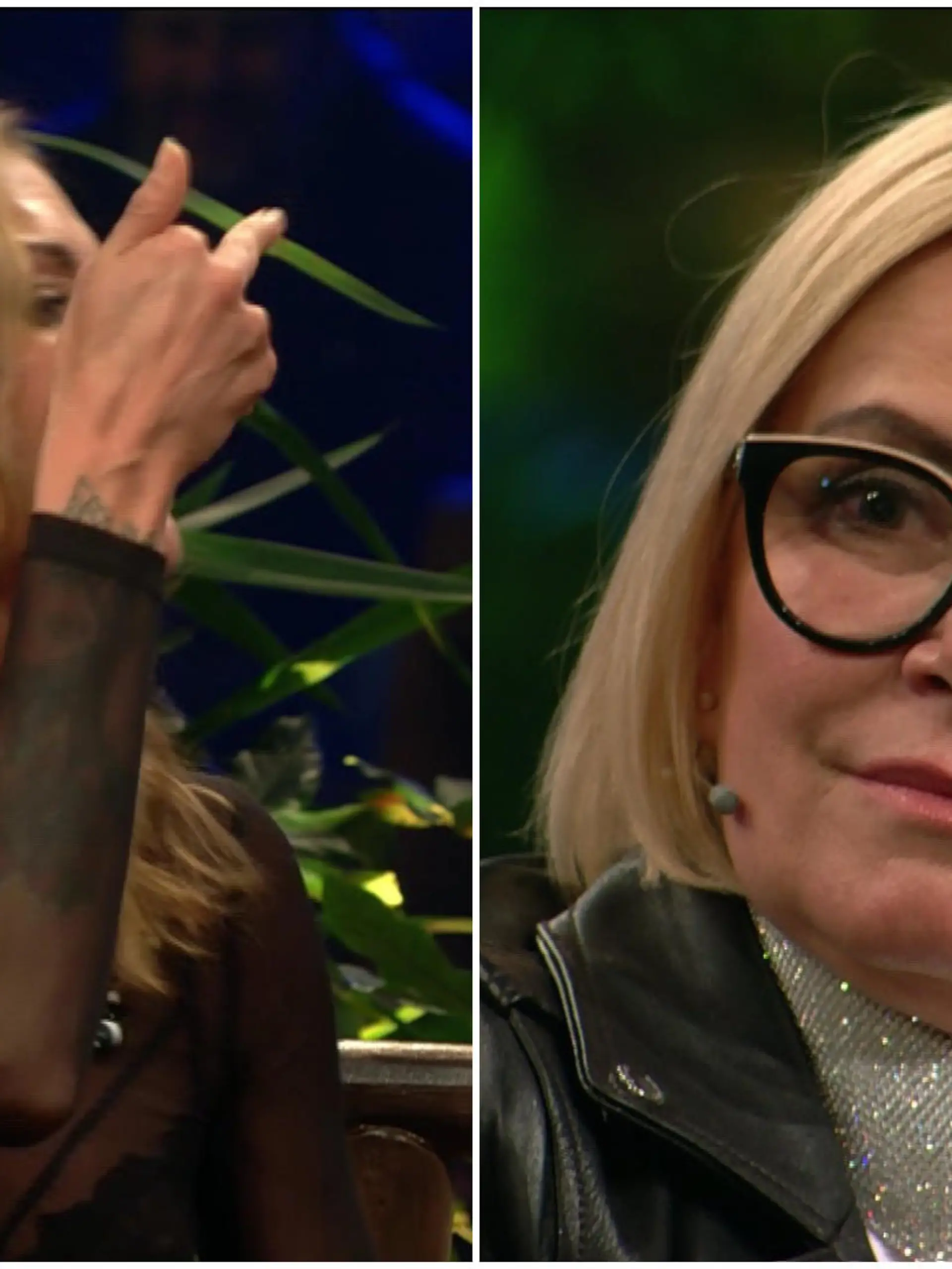 Tessa Bergmeier und Claudia Effenberg zoffen sich bei "Ich bin ein Star - Holt mich hier raus! Das Nachspiel"