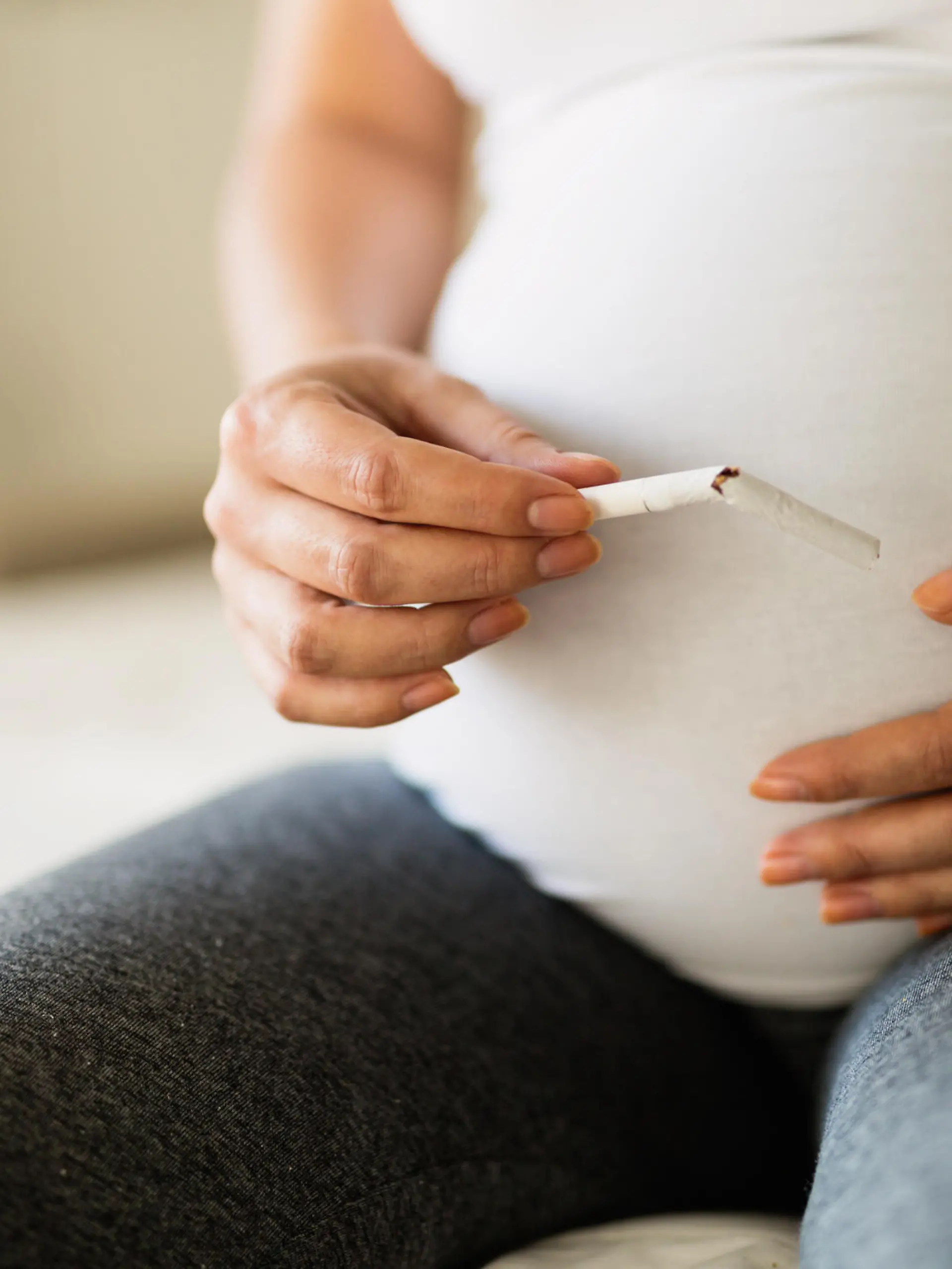 Smoking is a bad habit prohibited during pregnancy