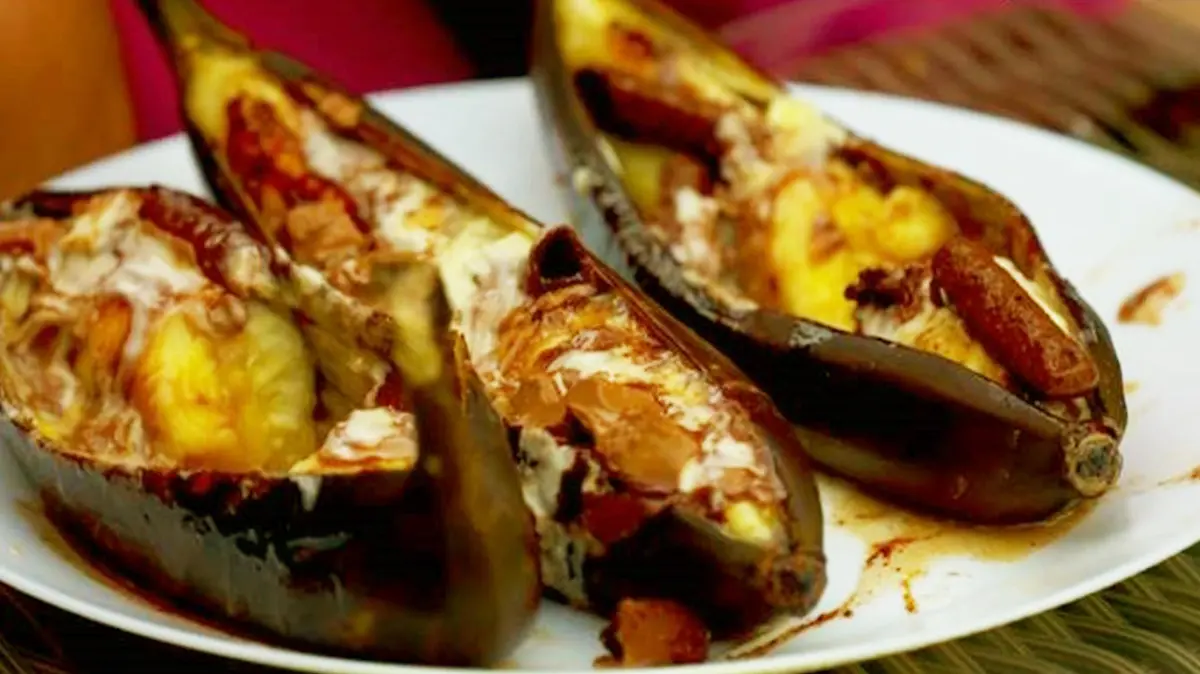 Gegrillte Bananen