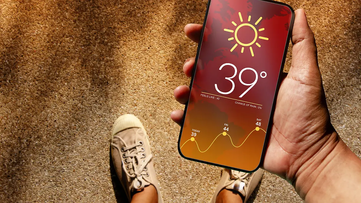 Handy misst 39 Grad